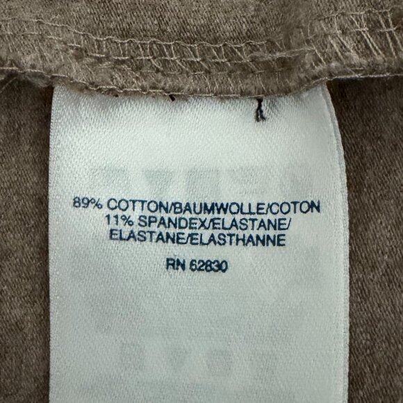 LANDS' END Women's Starfish Mid Rise Slim Leg Elastic Waist Pull On Pants - Picture 6 of 6